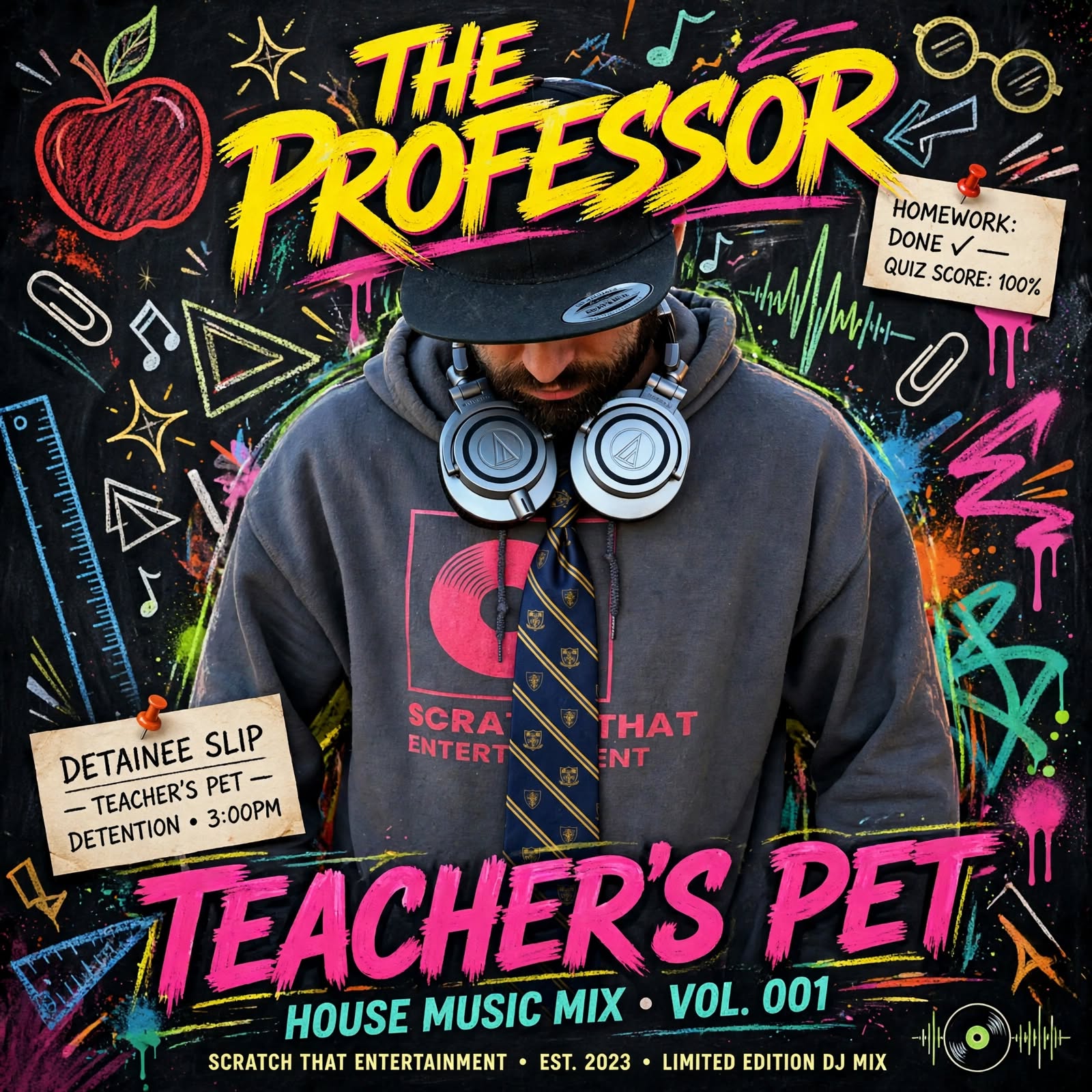 The Professor Teacher's Pet House Music Mix Volume 001 cover art